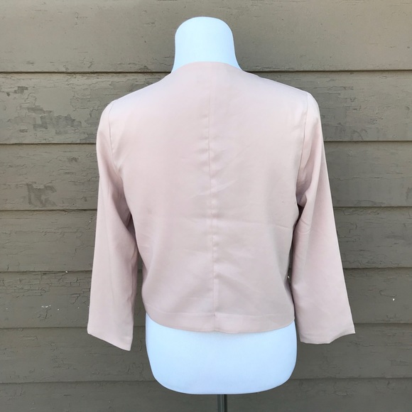 ☀️☀️☀️ 4/$20 Gap sweet sequined nude open jacket - Picture 4 of 6